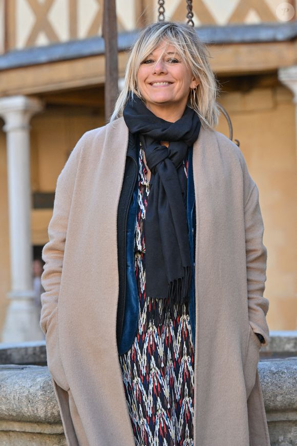 Flavie Flament assiste à la 162e vente aux enchères des vins des Hospices de Beaune le 20 novembre 2022 à Beaune, France. Photo par Julien Reynaud/APS-Medias/ABACAPRESS.COM