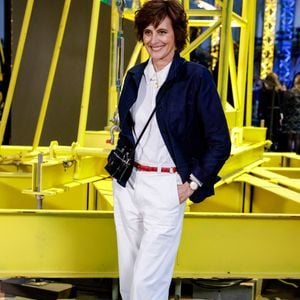 Inès de La Fressange au photocall du défilé Chanel Collection Femme Prêt-à-Porter Automne/Hiver 2026-2027 lors de la Fashion Week de Paris (PFW) au Grand Palais, à Paris, France, le 9 mars 2026. © Olivier Borde/Bestimage