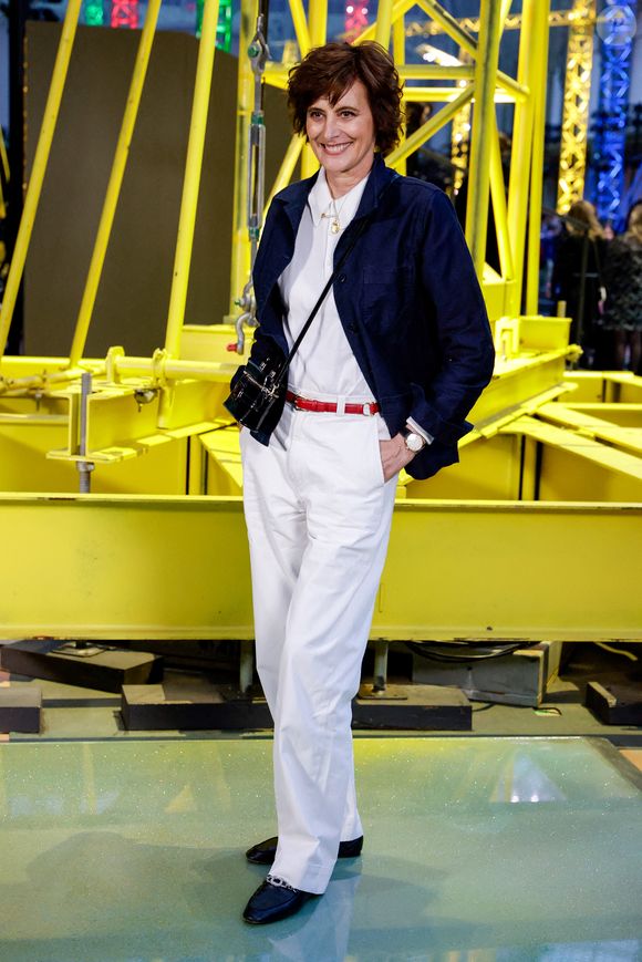 Inès de La Fressange au photocall du défilé Chanel Collection Femme Prêt-à-Porter Automne/Hiver 2026-2027 lors de la Fashion Week de Paris (PFW) au Grand Palais, à Paris, France, le 9 mars 2026. © Olivier Borde/Bestimage