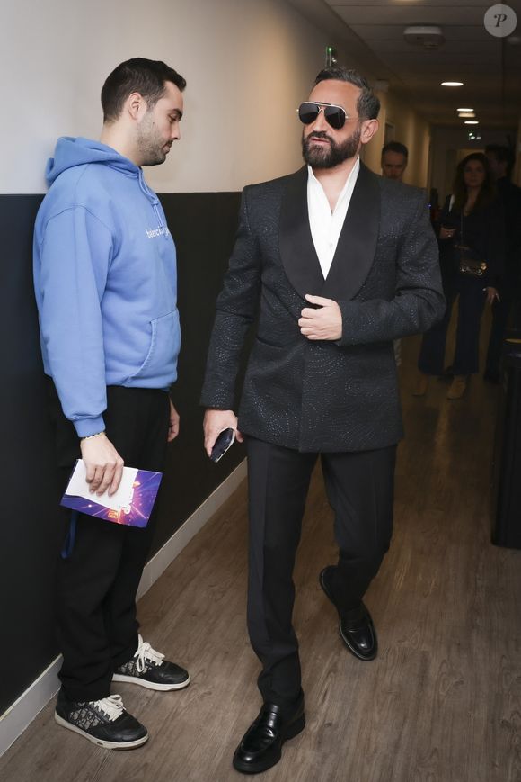 Exclusif - Cyril Hanouna, en backstage de l’émission « TPMP » La dernière sur C8,  présentée par C.Hanouna et diffusée en direct sur C8, Paris, France, le 27 fevrier 2025. © Jack Tribeca / Bestimage
