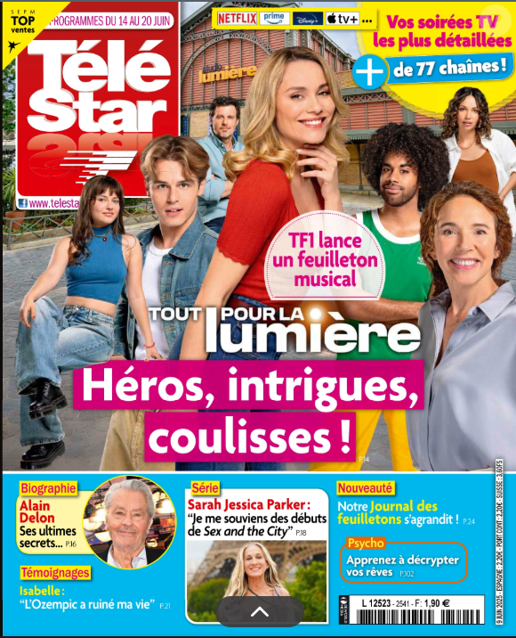 Couverture de "Télé Star" du 9 juin 2025