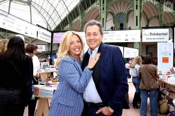 Georges Fenech et son ex compagne Marie Severine Trouban au Festival du Livre de Paris 2025 au Grand Palais à Paris le 12 avril 2025. © Cédric Perrin / Bestimage