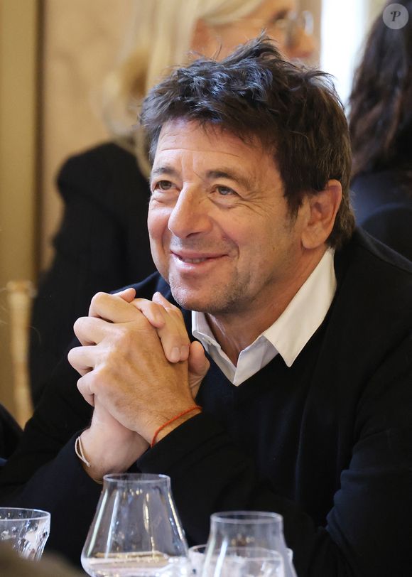Exclusif - Patrick Bruel lors de la nomination de Stéphane Bern comme Pape du Patrimoine lors de la Saint Clément au restaurant Alain Ducasse Baccarat, à Paris, France, le 20 novembre 2025. © Denis Guignebourg/Bestimage