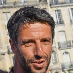 Tony Estanguet Célébration des JO Paris 2024 un an après dévoilement du projet du Monument des Championnes et des Champions samedi 26 juillet 2025 Pont Saint Louis Paris © Alexanfre Fay / Pixplanete / Bestimage