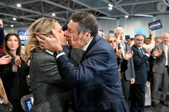En photo, la chroniqueuse de "Télématin" et épouse du maire de Nice Christian Estrosi, a présenté un petit bébé déjà très aimé.

Christian Estrosi, le maire de Nice, candidat pour un 4ème mandat, a lancé son premier meeting de campagne municipale sur le port de Nice au centre des congrès OcéaNice, le 22 novembre 2025. © Bruno Bebert / Bestimage