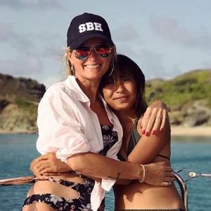 Laeticia Hallyday avec sa fille Jade à Saint-Barthélemy. Instagram, 26 août 2017.