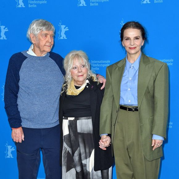 Tom Courtenay, Anna Calder-Marshall et Juliette Binoche au photocall du film "Queen at Sea" lors de la 76ème édition du festival international du film de Berlin (La Berlinale 2026), le 17 février 2026. Action Press / Bestimage