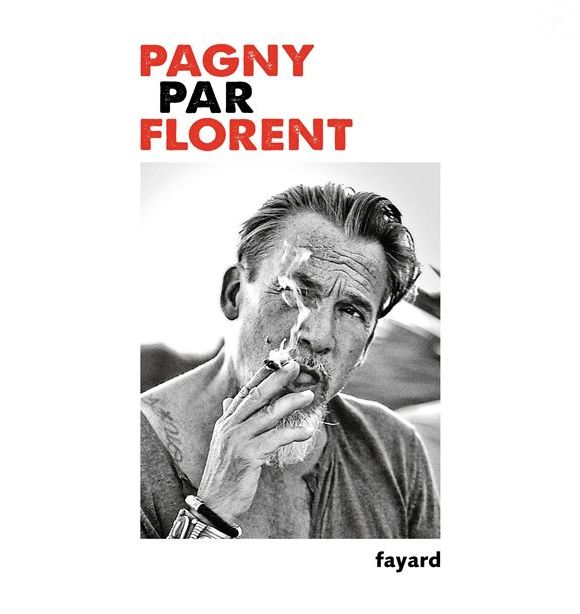Florent Pagny en couverture de son livre "Pagny par Florent" publié en avril 2023 aux éditions Fayard.
