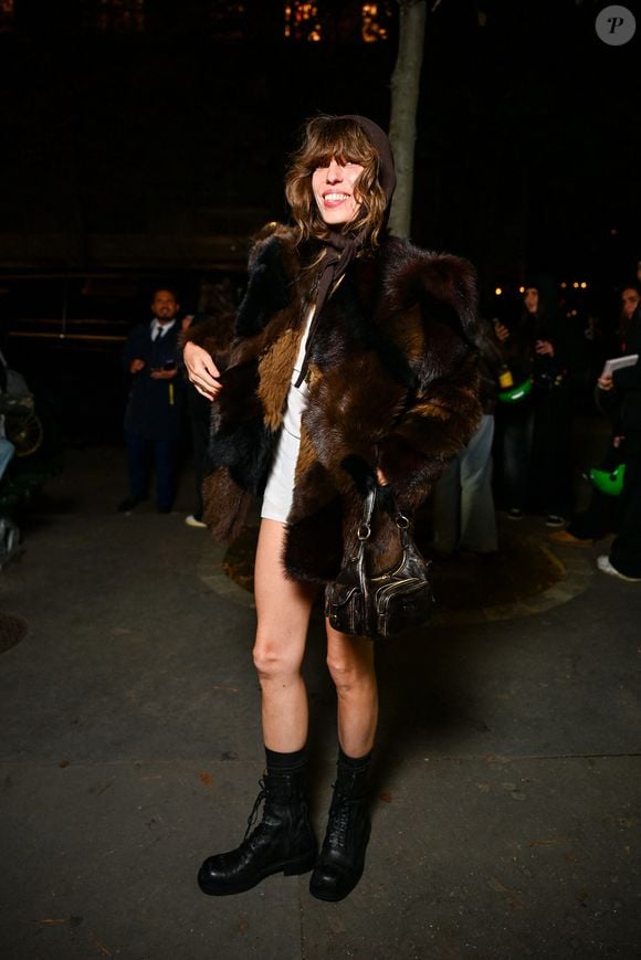 Lou Doillon aux arrivées à l’after Miu Miu Collection Femme Prêt-à-Porter Printemps/Eté 2026 lors de la Fashion Week de Paris (PFW), au restaurant Gigi, à Paris, France, le 6 octobre 2025. © Pierre Perusseau/Bestimage