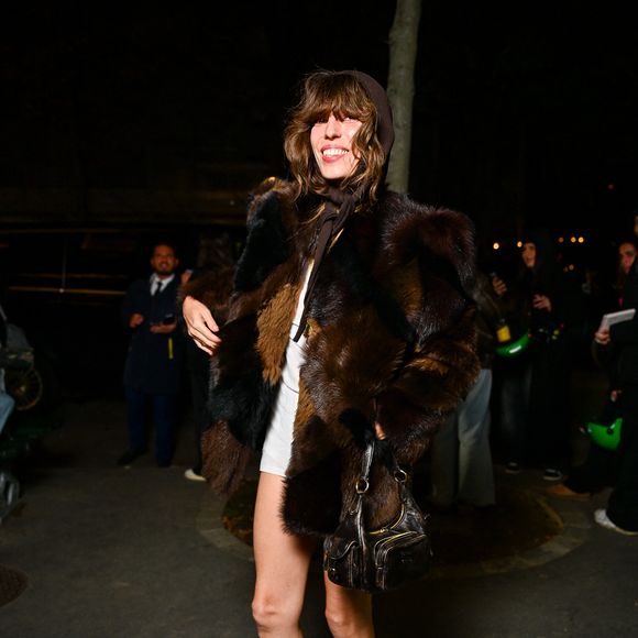 Lou Doillon aux arrivées à l’after Miu Miu Collection Femme Prêt-à-Porter Printemps/Eté 2026 lors de la Fashion Week de Paris (PFW), au restaurant Gigi, à Paris, France, le 6 octobre 2025. © Pierre Perusseau/Bestimage