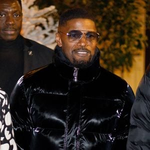 Jamie Foxx fête son 55e anniversaire et termine la soirée au Matignon, à Paris, le 16 décembre 2022.