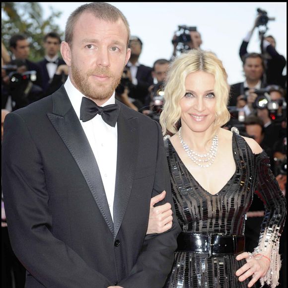 Madonna et Guy Ritchie pour la montée des marches du film "I Am Because We Are", le 21 mai 2008.

Photo : Bestimage