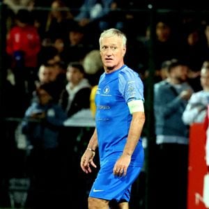 Didier Deschamps durant la première édition du "match des légendes" opposant l'équipe des Légendes, les anciens de Cannes, à l'équipe des Etoiles avec pour capitaine Didier Deschamps, au stade Pierre de Coubertin à Cannes, le 30 octobre 2025.

© Dominique Jacovides  / Bruno Bebert / Bestimage