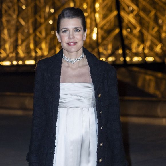 Charlotte Casiraghi - Photo Call du « Le Grand Diner du Louvre « lors de la Fashion Week  à Paris le 5 mars 2025. © Olivier Borde /Bestimage