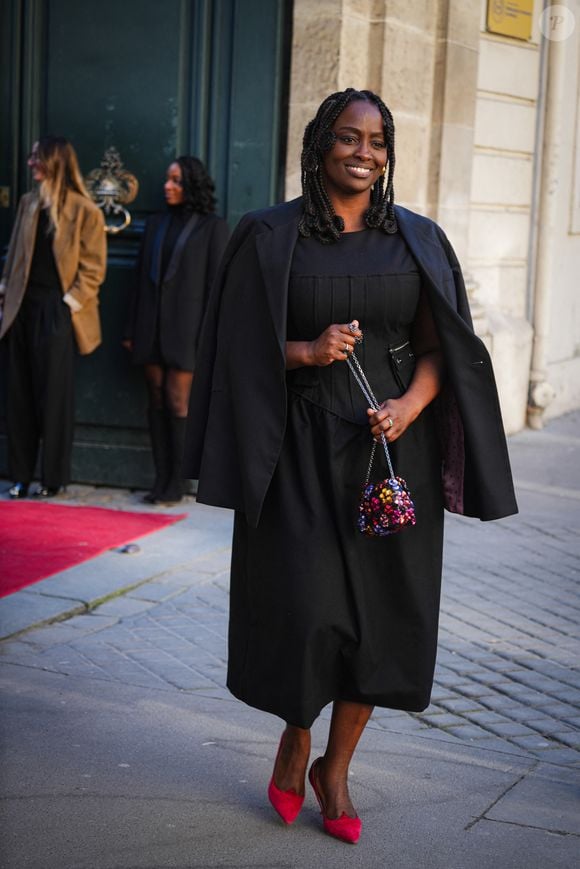 Aissa Maiga attends La Rose Vivier as part of Paris Fashion Week on March 06, 2025 in Paris, France © Lucia Sabatelli / Bestimage