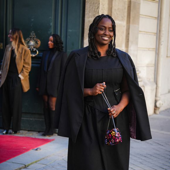 Aissa Maiga attends La Rose Vivier as part of Paris Fashion Week on March 06, 2025 in Paris, France © Lucia Sabatelli / Bestimage
