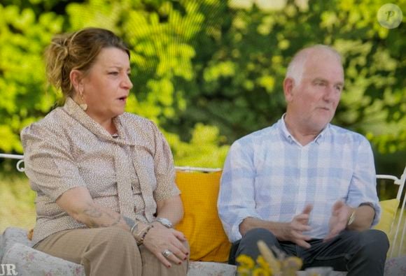 Jean-Louis et Isabelle lors du bilan de L'amour est dans le pré