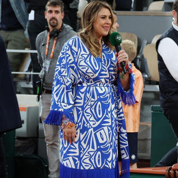 Marion Bartoli dans les tribunes des Internationaux de France 2024 à Roland Garros le 30 mai 2024 à Paris, France. ©Berzane/ABACAPRESS.COM