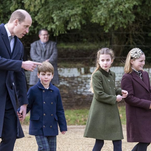 Les membres de la famille royale assistent au service du jour de Noël à l'église Sainte-Marie-Madeleine de Sandringham, Norfolk. Photo par Backgrid UK/ Bestimage