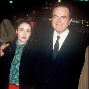 Guy Béart et sa fille Eve à l'avant-première de Manon des Sources à Paris en 1986 © Bertrand Rindoff Petroff / Bestimage