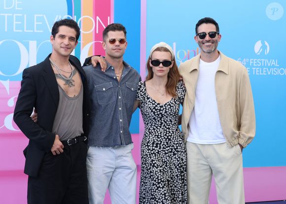 Stars du petit écran et membres de la famille princière se sont retrouvés au Grimaldi Forum pour célébrer l’ouverture du Festival de la Télévision de Monte-Carlo...

Tyler Hoechlin, Charlie Carver, Tyler Posey, Holland Roden - Photocall de "Teen Wolf" lors du 64ème Festival de Télévision de Monte Carlo au Grimaldi Forum de Monaco le 14 juin 2025. © Denis Guignebourg / Bestimage