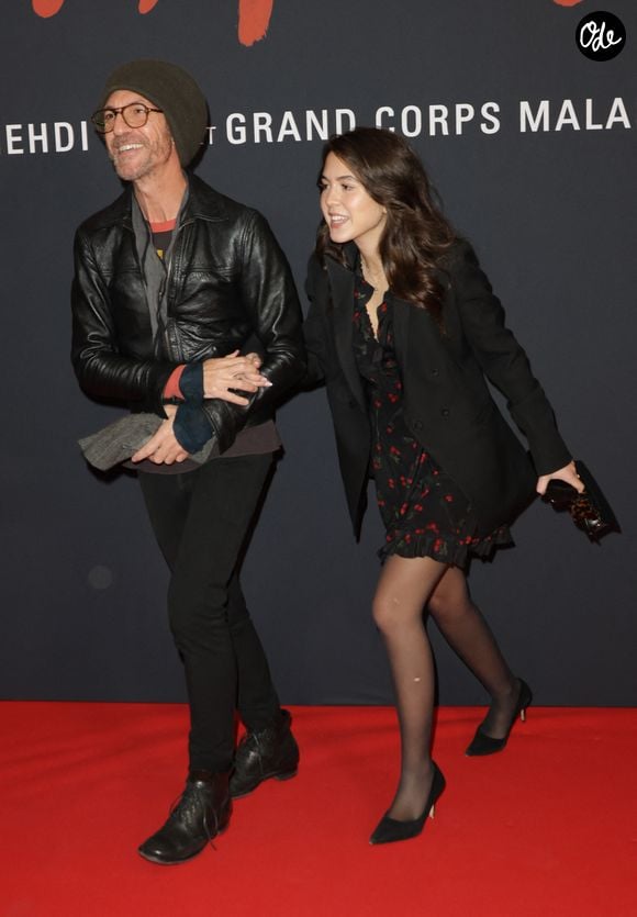 Calogero Maurici et sa fille Romy Maurici lors de l'avant-première du film "Monsieur Aznavour"  au cinéma Le Grand Rex à Paris le 22 octobre 2024.

© Coadic Guirec / Bestimage