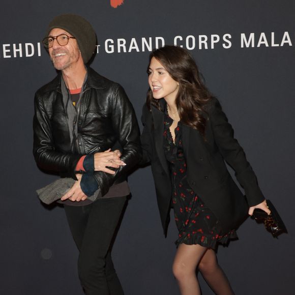 Calogero Maurici et sa fille Romy Maurici lors de l'avant-première du film "Monsieur Aznavour"  au cinéma Le Grand Rex à Paris le 22 octobre 2024.

© Coadic Guirec / Bestimage