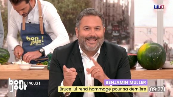 Capture d'écran de "Bonjour" sur TF1 le 27 juin 2025.