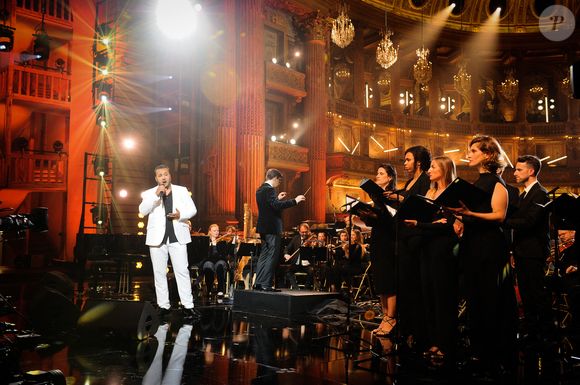 Exclusif - Naestro - Enregistrement de l'émission "Le Grand Echiquier : Spéciale Charles Aznavour" à l'Opéra royal de Versailles, présentée par C.Chazal et A.Manoukian, et diffusée sur France 2 le 29 mai 2025. © Guillaume Gaffiot/Bestimage