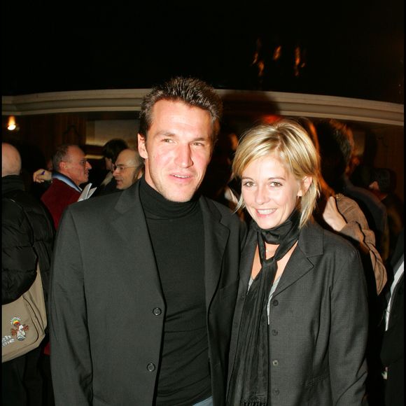 Benjamin Castaldi et Flavie Flament - Générale du nouveau spectacle de Muriel Robin au grand Rex. Rindoff-Bellak / Bestimage