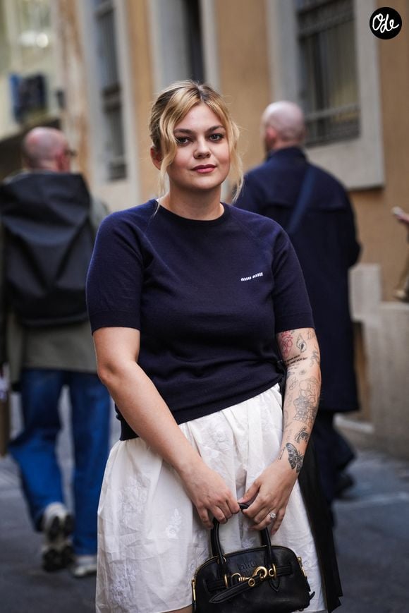 Récemment, Louane Emera s'est lancée dans une nouvelle activité

Louane - Les célébrités arrivent au 2ème Club littéraire Miu Miu pendant la Milan Design Week, le 10 avril 2025 à Milan. © Lucia Sabatelli / Bestimage