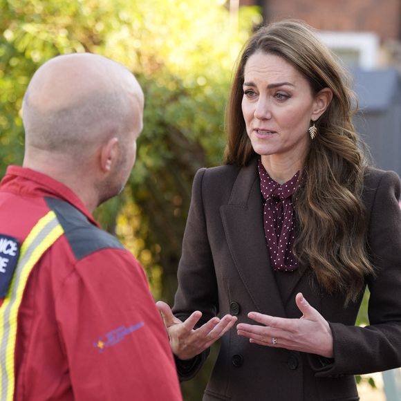 Catherine (Kate) Middleton, princesse de Galles, visite le centre communautaire de Southport pour rencontrer les familles des personnes prises dans l'attaque au couteau de Southport plus tôt cette année, à Southport, Merseyside, Royaume-Uni, le 10 octobre 2024. © Danny Lawson/WPA-Pool/Bestimage