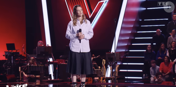 Alice dans l'émission "The Voice" TF1