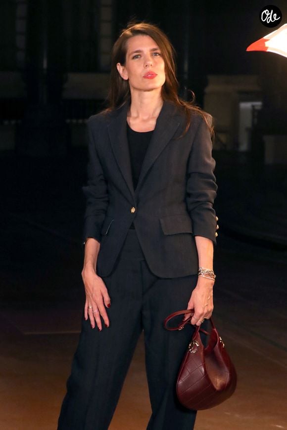 Charlotte Casiraghi - Célébrités au Défilé Chanel, Collection Prêt-à-porter Printemps / Eté 2027 dans le cadre de la Fashion Week de Paris, France, le 05 Octobre 2026. © Bertrand Rindoff / Bestimage
