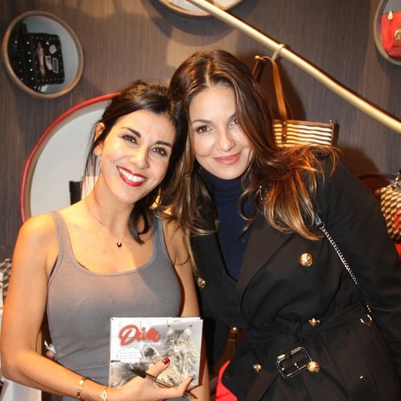 Nadia Farès et Reem Kherici lors de la présentation du livre de R. Khereci "Diva", inspiré par son chat, à la boutique Barbara à Paris, France, le 8 novembre 2017.

© Philippe Baldini/Bestimage
