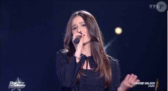 Jeanne, Battle du Top 3, Star Academy - capture d'écran TF1