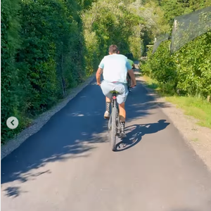 Vélo, baignade, moments dans la nature... La déconnexion était garantie.
La famille de Zinedine Zidane
