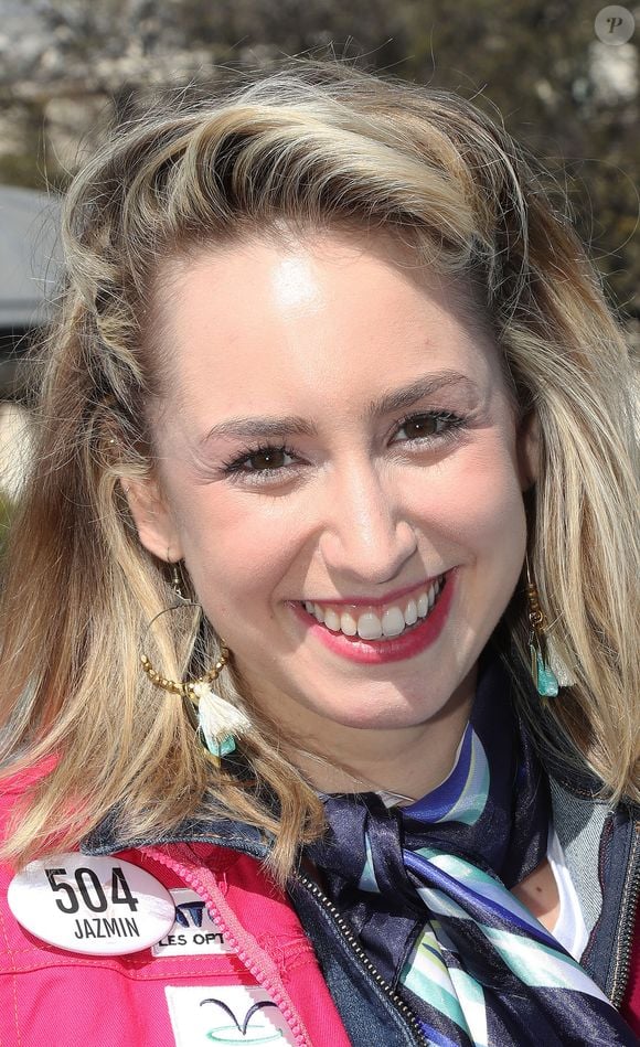 Jazmin Grace Grimaldi (la fille du prince A. II de Monaco) - Départ du 28ème Rallye Aicha des Gazelles depuis la Promenade des Anglais à Nice le 17 mars 2018. Agence / Bestimage