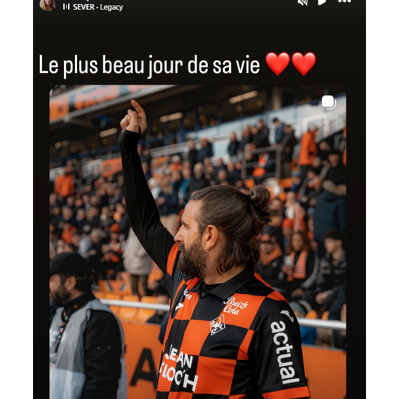 "Le plus beau jour de sa vie", s'en est émue Marie Portolano après coup, en repartageant cette publication sur sa story. Et d'ajouter avec malice : "Plus beau que notre mariage je suis sûre..."

Marie Portolano fière de son mari Grégoire Ludig.