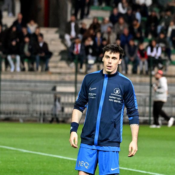 Louis Ducruet durant la première édition du « match des légendes » opposant l'équipe des Légendes, les anciens de Cannes, à l'équipe des Etoiles avec pour capitaine Didier Deschamps, au stade Pierre de Coubertin à Cannes, le 30 octobre 2025. © Bruno Bebert / Dominique Jacovides / Bestimage