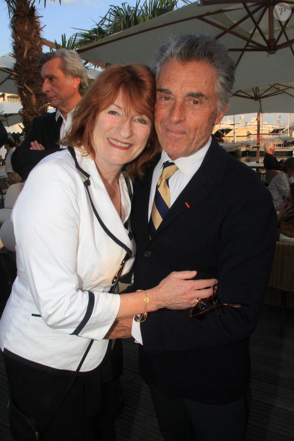 Exclusif - Muriel Mayette-Holtz et son mari Gérard Holtz - Remise du 27ème Prix François Chalais à la maison France télévision x Brut lors du 76ème Festival International du Film de Cannes, France le 26 Mai 2023. BALDINI / BESTIMAGE