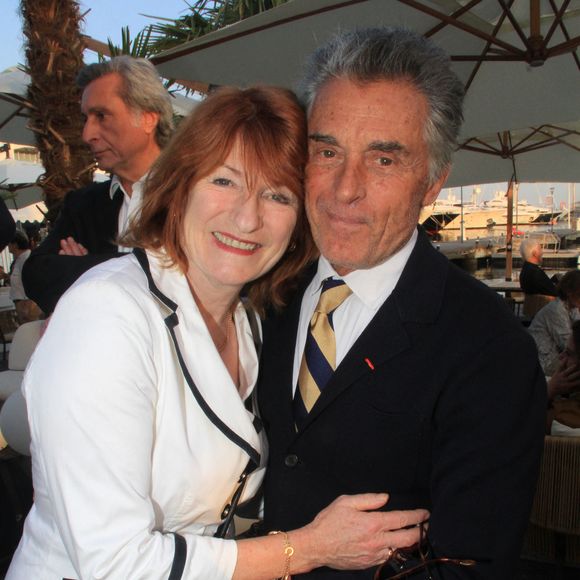 Exclusif - Muriel Mayette-Holtz et son mari Gérard Holtz - Remise du 27ème Prix François Chalais à la maison France télévision x Brut lors du 76ème Festival International du Film de Cannes, France le 26 Mai 2023. BALDINI / BESTIMAGE