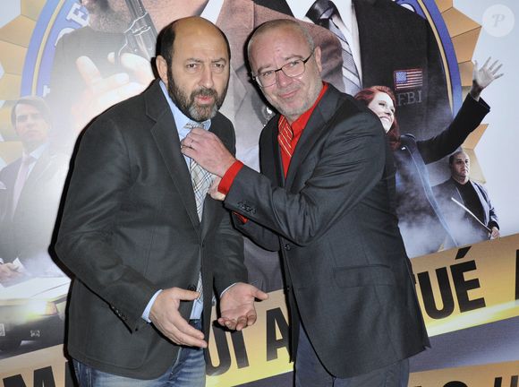 Kad Merad et Olivier Baroux - Avant-premiere du film " Mais qui a re-tue Pamela Rose ? " au Gaumont Marignan a Paris le 2 Decembre 2012. AGENCE / BESTIMAGE