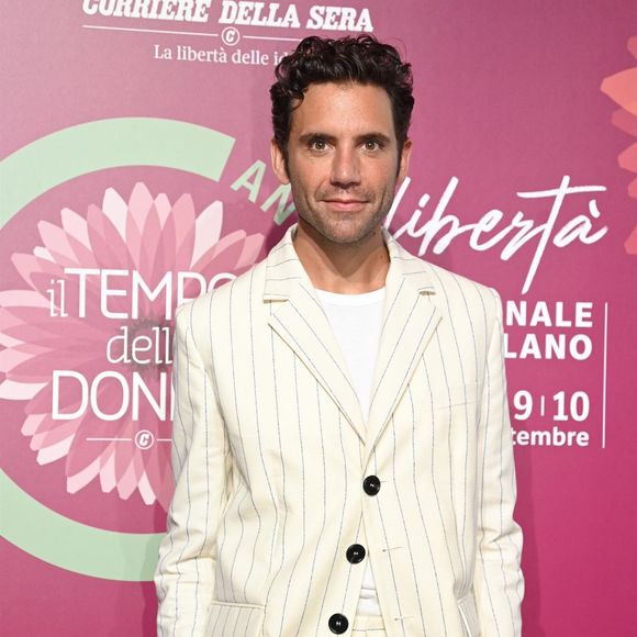Mika sur le plateau de l'émission "Il tempo delle donne" à Milan. Le 16 septembre 2021. Photo par SGP / BESTIMAGE