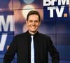 Car certains ont vu là une forme d'engagement politique et de tribune pour parler du réchauffement climatique. Résultat, Guillaume Séchet s'est retrouvé sous le feu des critiques, à tel point qu'il a décidé de supprimer son post.
Guillaume Sechet, Sandra Larue, Christophe Person, Daniela Prepeliuc et Marc Hay à BFMTV le 15 septembre 2017 à Paris, France. Photo par Laurent Zabulon/ABACAPRESS.COM