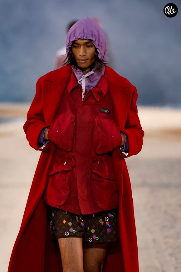 Défilé de mode Louis Vuitton Prêt à Porter Collection Homme Printemps/Été 2027 lors de la Fashion Week de Paris, à la Cité Internationale Universitaire de Paris, France, le 23 juin 2026. © Bestimage