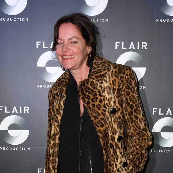 Cendrine Dominguez lors de la soirée du 10ème anniversaire de l'agence audiovisiuelle "Flair production" à l'hôtel "Le Marois" à Paris le 28 mars 2019. 

© Coadic Guirec/Bestimage