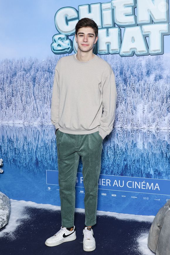 Axel Marbeuf assiste à la première du film 'Chien Et chat' au Cinéma UGC Normandie le 11 février 2024 à Paris, France. Photo Nasser Berzane/Abaca
