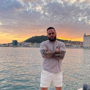 Nikola Lozina en vacances en Croatie, mai 2023 - Capture Instagram