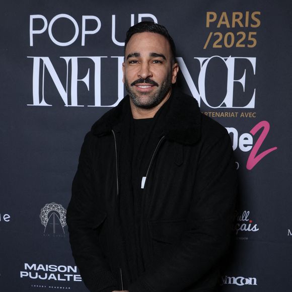 Adil Rami participe à la Pop Up Influence Party organisée par Aurelien Cassirame, à Paris, le 02 février 2025 à Paris, France. Photo by Jerome Domine/ABACAPRESS.COM